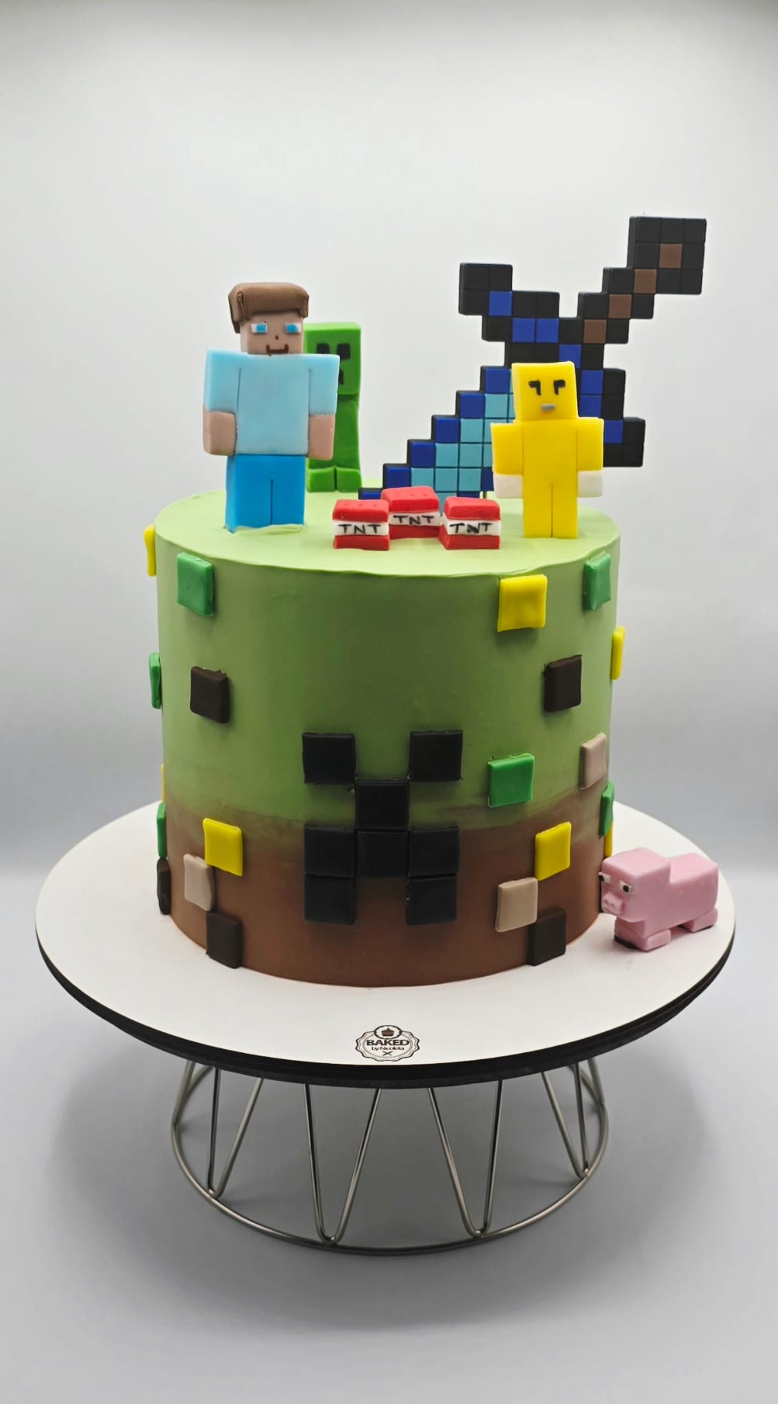 Bespoke custom celebration cake for Boys & Adventures handcrafted by Nicoleta